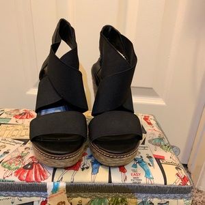 Jessica Simpson Strappy Elastic Wedges